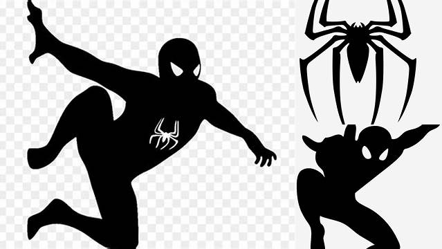 Download High Quality spiderman clipart silhouette Transparent PNG