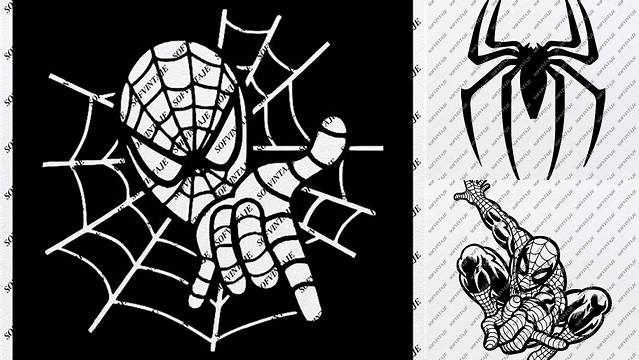 Spiderman Svg File-Spiderman Original Svg DesignTattoo Svg-Spiderman